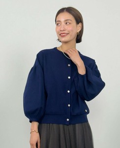罩衫 泡泡袖 开衫