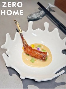 珊瑚デザイン深皿 業務用対応 インスタグラマー向け サラダ・パスタ用プレート