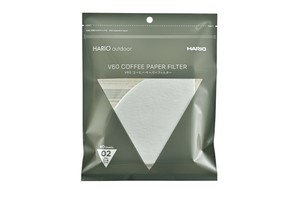 【特価品】ハリオ(HARIO) O-VCF-02-40W V60用ペーパーフィルター02 チェック付 40枚入