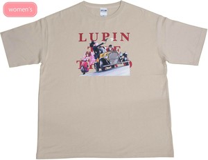 ルパン三世パート5　ルパン一味ビッグシルエットTシャツ サンドベージュ［半袖］［プリント］