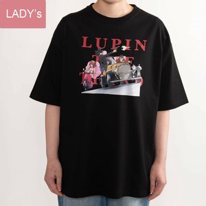 ルパン三世パート5　ルパン一味ビッグシルエットTシャツ　ブラック［半袖］［プリント］