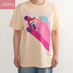 ルパン三世パート2　峰不二子Tシャツ　ナチュラル［半袖］［プリント］
