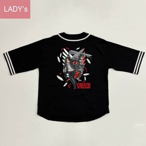 進撃の巨人ファイナルシーズン　エレン＆ミカサ　ビッグシルエットベースボールシャツ［半袖］［プリント］