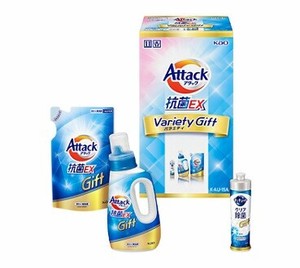 アタック抗菌EXバラエティギフト　KAU-15A 【Attack 洗濯用合成洗剤 食器用洗剤 ギフト商品】