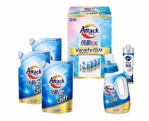 アタック抗菌EXバラエティギフト　KAU-25A 【Attack 洗濯用合成洗剤 食器用洗剤 ギフト商品】