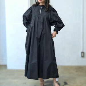 Pre-order Casual Dress Pintucked Smocking Dress