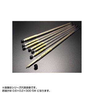 真鍮パイプ　塩ビ管入り　0.6×0.2×300　(5本入り)