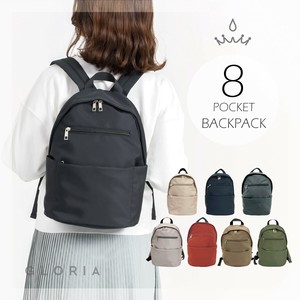 【2025秋冬新作8月〜9月入荷】【予約販売】【新色】ツイル　多ポケットリュックサック　バッグ　レディース