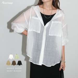 Button Shirt/Blouse Sheer