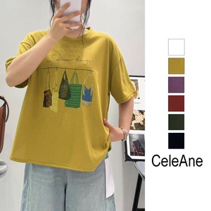 【新作】Summer BagsプリントデザインTシャツ　コットン100　6色展開