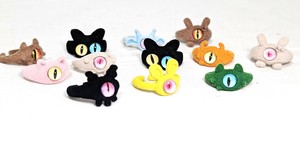 調節可能なニャンコちゃん指輪です！トイリング【猫目リング】フロッキー