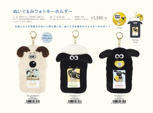 【8月6日締切】ウォレスとグルミット ひつじのショーン ぬいぐるみフォトキーホルダー （NI）