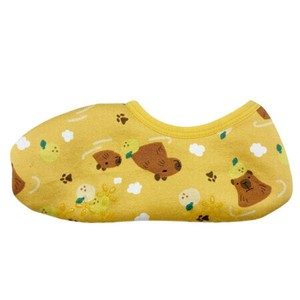 【9月下旬入荷予定】ぽかぽかそっくす ショート 温泉カピパラ　イエロー