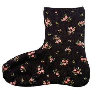 Ankle Socks Brown Flower [Expected Late September]