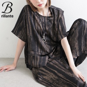 シルクタッチ セットアップ（トップス＆パンツ組）2025ss春夏　BRILLANTE東京（199543）