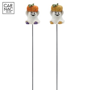 ■2025ハロウィン　先行予約■　ハロウィンレジンピック25　D　ゴースト×パンプキン