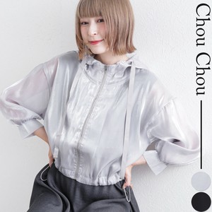 光沢シアーブルゾン 2025人気 新作  chouchou東京
