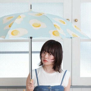 《2025秋冬新作》【雨傘】【長傘】目玉焼きスマートジャンプ　スタイリッシュ 可愛い