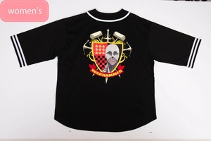 進撃の巨人ファイナルシーズン ビッグシルエットベースボールシャツ ブラック［半袖Tシャツ］［プリント］