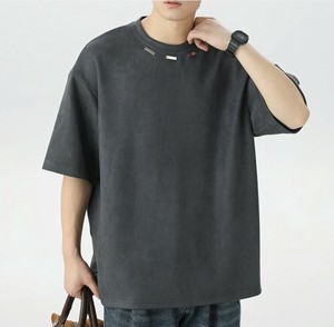 Tシャツ 半袖 ラウンドネック 無地 快適 メンズ ファッション  MBQ2698