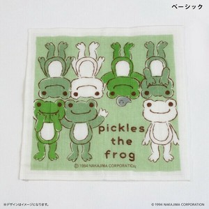 ☆パディマ限定　特別SALE☆　かえるのピクルス　蚊帳生地ふきん　ベーシック