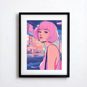海报 2种尺寸 女孩