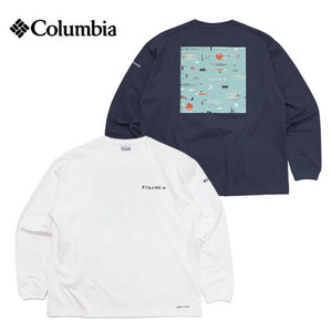 コロンビア【Columbia】レイクトゥアベニューグラフィックロングスリーブTシャツ 長袖 ロンT メンズ