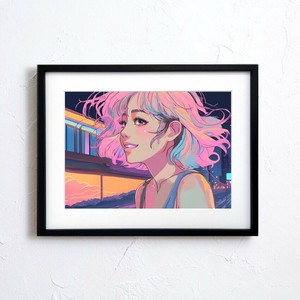 海报 2种尺寸 女孩