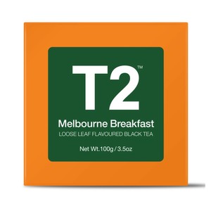 T2 T2 tea メルボルンブレックファーストMelbourne Breakfast Loose Leaf Cube 100g　紅茶　リーフティー