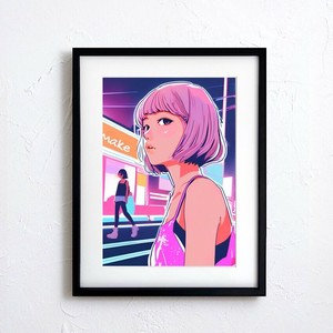海报 2种尺寸 女孩