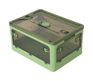 TF-8162 サッと使える折畳BOX Mサイズ グリーン TF-8162 77-10602