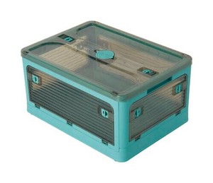 TF-8163 サッと使える折畳BOX Mサイズ ブルー TF-8163 77-10603