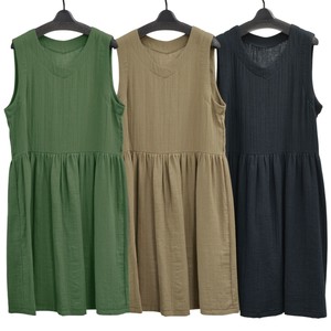 Pre-order Casual Dress Double Gauze Switching Dress Made in Japan