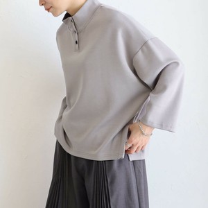 ボタン開きスタンドネック長袖トップスchouchou（シュシュ）2025新作秋冬AW