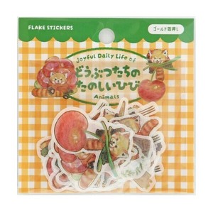 WORLD CRAFT Washi Tape Red Flake sticker Panda