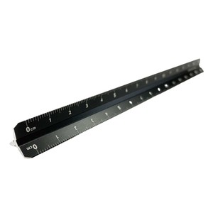 Kiwami LRオールアルミ3面定規 ブラック ASR-16-BL