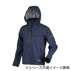 カジメイク　3レイヤー全天候型ワーキングジャケット　ネイビー　4L　6100