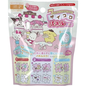 サンリオキャラクターズ サイコロパネル入浴剤 ピーチの香り 25g 1回分