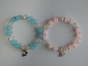 UK*NEW子供用イルカ付ブレス　2色