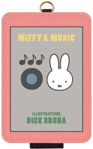 ミッフィー MIFFY&MUSIC ICカードケース フェイス MF-611B