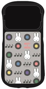MIFFY&MUSIC iPhone15/15Pro/14/14Pro/13/13Pro/12/12Pro対応ハイブリッドガラスケース 総柄 MF-607A