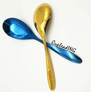 ≪予約商品≫INSスタイル 食器 ステンレスチタン 家庭用 平底スプーン ホテルスプーン 大人気 3点セット