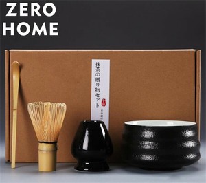 抹茶用百本立ちゃせん 茶筅立 4点セット 茶道小物 点茶道具