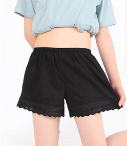 ショートパンツ 薄手 レース  安全ズボン 無地  快適 レディース ファッション   MBQ2712