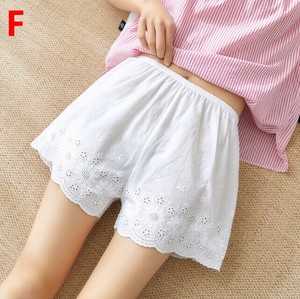 ショートパンツ レース 薄手 安全ズボン 無地 快適 レディース ファッション  MBQ2719
