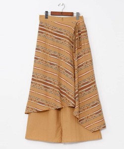 Full-Length Pant Jacquard Cotton Wide Pants [A/W NEW]