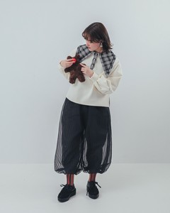 【unica】　シアーストライプバルーンパンツ　LADIES