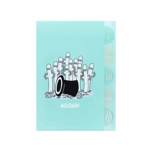 【ポケットファイル】ムーミン ダイカットクリアファイル5P ニョロニョロ 帽子
