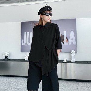 u28775トップス レディース ベスト ノースリーブ 2色 日系 カジュアル 2025夏新作