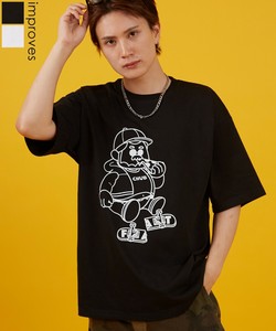 [SIDEWAYSTANCE] T-shirt Short-Sleeved T-Shirt